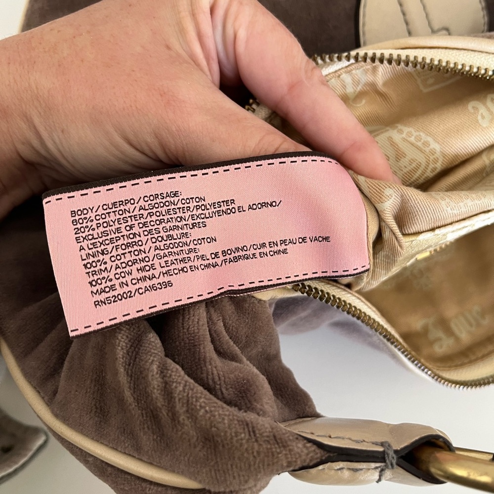 Y2K JUICY COUTURE Velour Bag - Picture 9 of 12